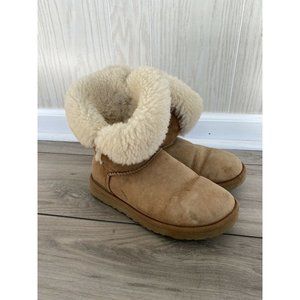 UGG Australia 1016226 Womens Bailey Button Chestnut BOOTS 2 II